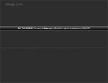 Tablet Screenshot of dilege.com